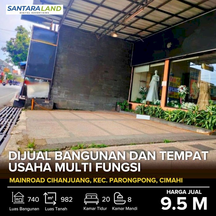 Dijual Bangunan dan Tempat Usaha Multi Fungsi