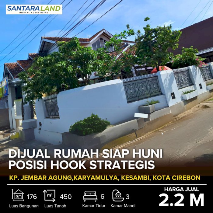 DIJUAL RUMAH HOOK STRATEGIS – CIREBON