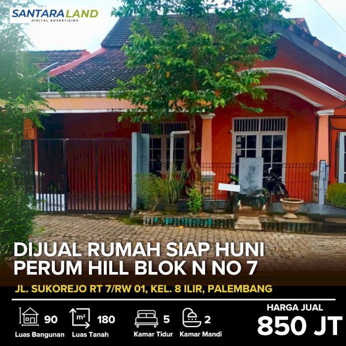 Dijual Rumah Siap Huni Perum Hill