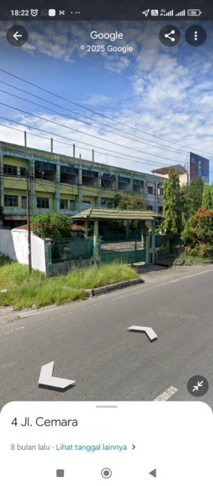 Tanah sangat strategis di jln cemara simpang Krakatau Kota Medan