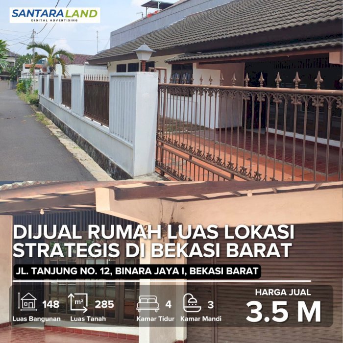 Di Jual Rumah Strategis Di Bekasi Barat