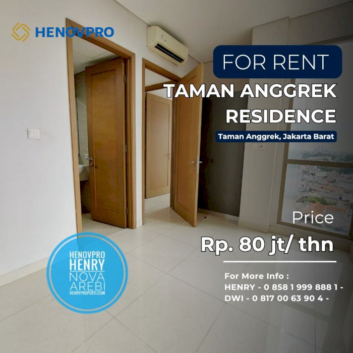 Disewa Apartemen Taman Anggrek Residence 3BR BEST CITY VIEW