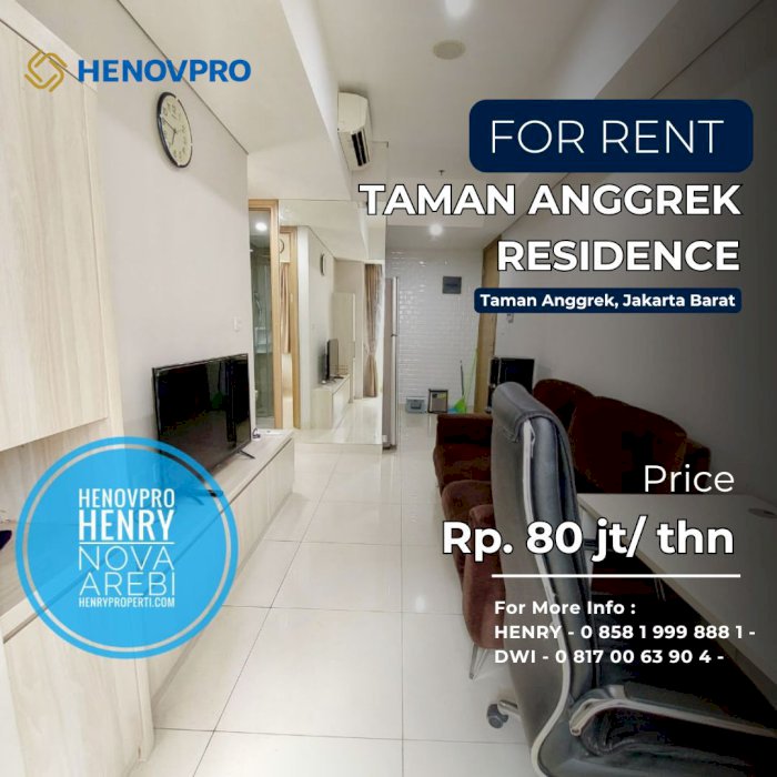 Apartemen Taman Anggrek Residence Disewa Unit 2Br Middle Floor