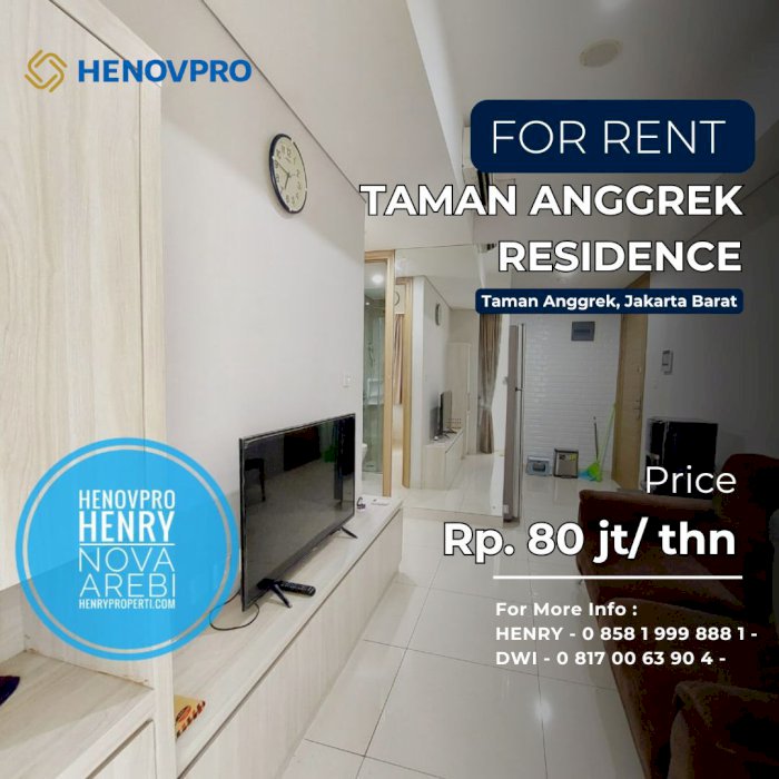 Taman Anggrek Residence Unit 2Br Full Furnish Mid Floor