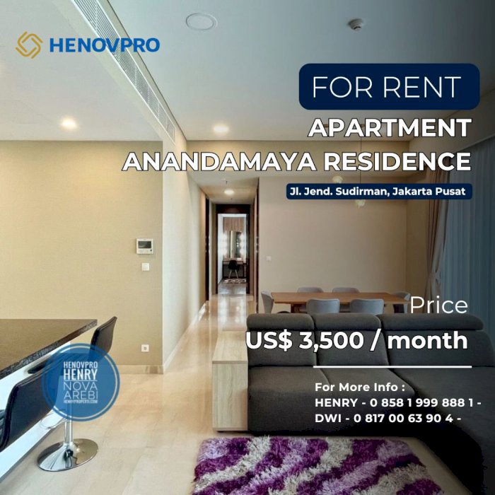 Anandamaya Residence Best Unit 3+1BR Best City View High Floor
