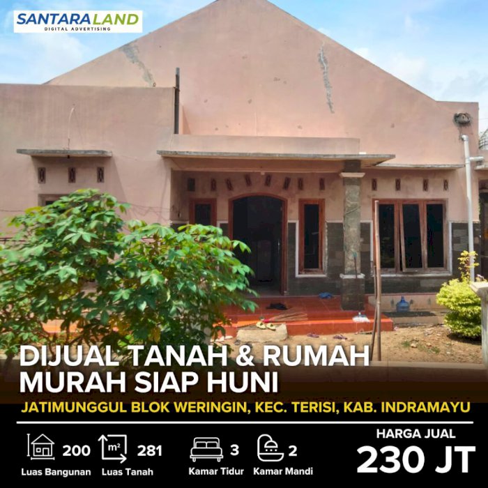 DIJUAL TANAH & RUMAH MURAH SIAP HUNI