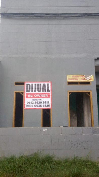 Dijual Murah Rumah Tingkat pinggir jalan akses mobil di sawangan