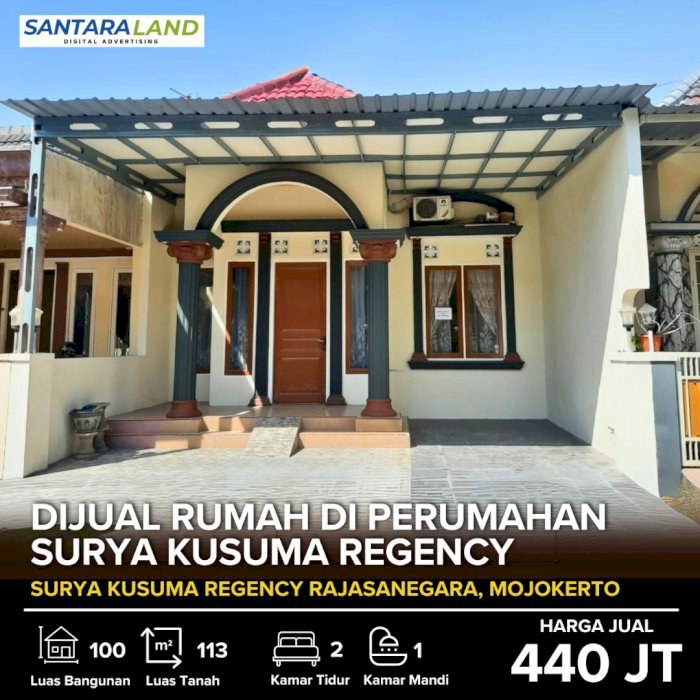 Dijual Rumah di Perumahan Surya Kusuma Regency, Mojokerto