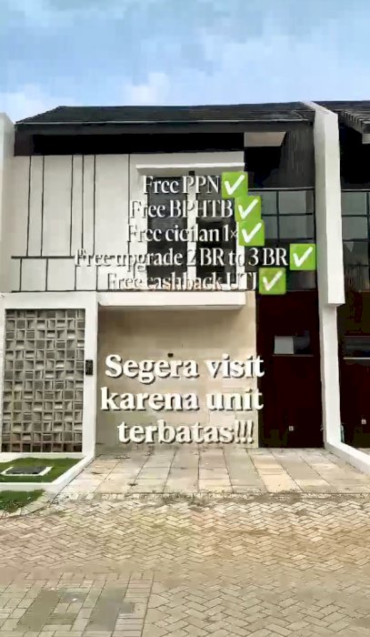 Rumah Baru Ala Jepang 2Lt Start 800Jt di Shojiland, Candi Sidoarjo