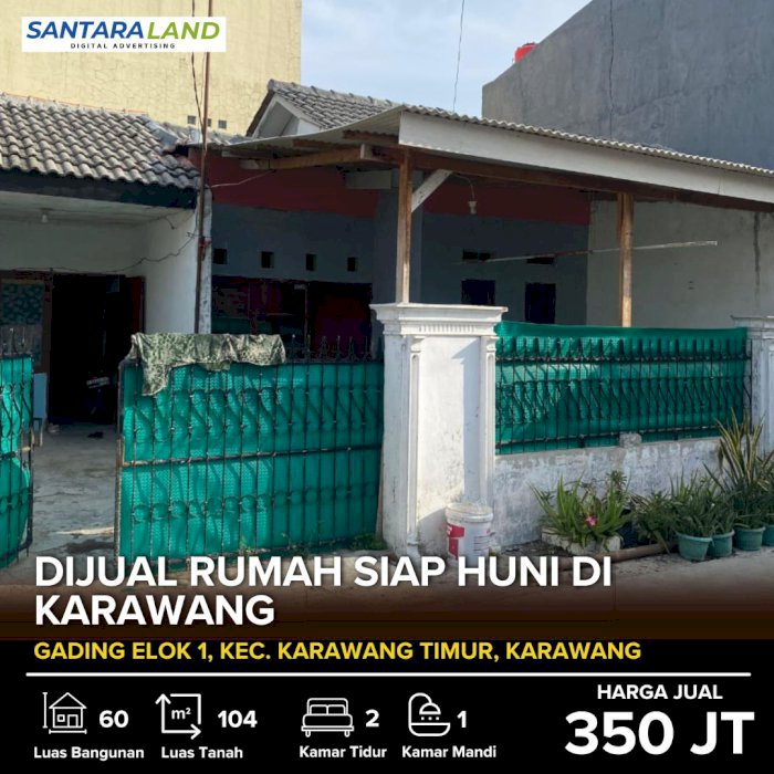 DIJUAL RUMAH SIAP HUNI DI KARAWANG
