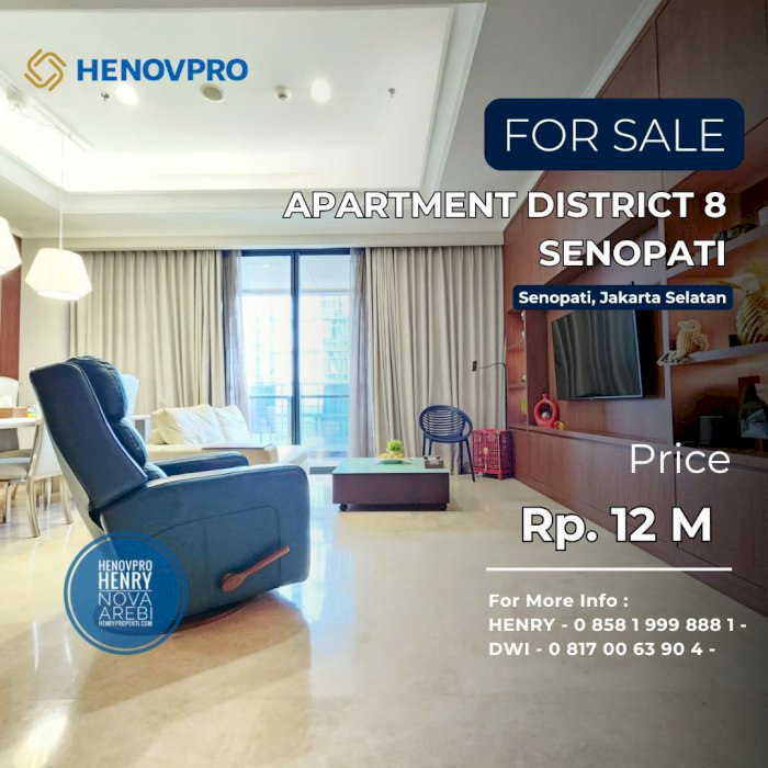 TURUN HARGA DIJUAL Apartment District 8 Unit 3+1 BR