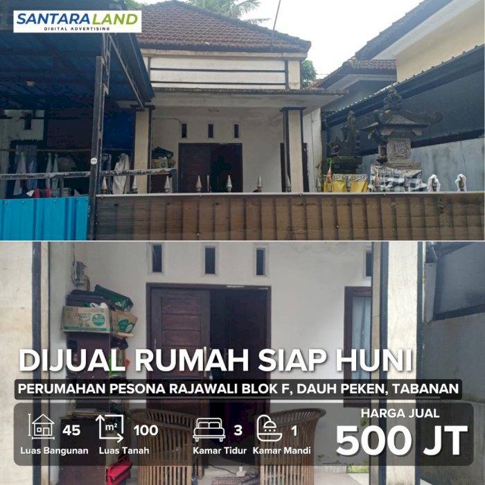 Jual Rumah Siap Huni Di Pesona Rajawali tabanan Bali