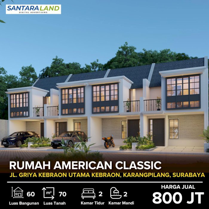 RUMAH AMERICAN CLASSIC TAMAN JIVVA KEBRAON