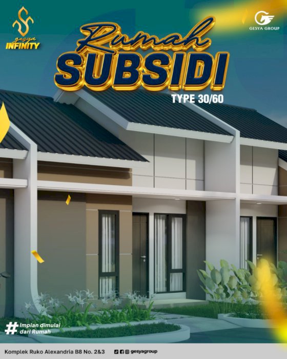 Rumah Subsidi Type 30/60