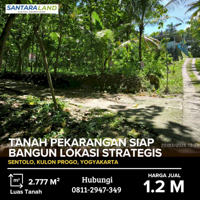 TANAH PEKARANGAN SIAP BANGUN LOKASI STRATEGIS