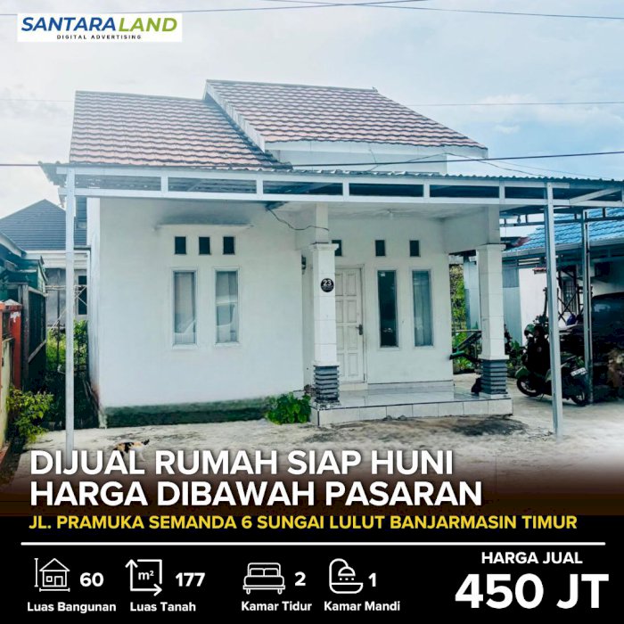 DIJUAL RUMAH SIAP HUNI HARGA TERJANGKAU