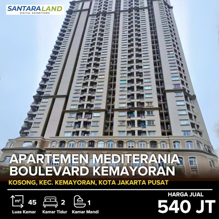 APARTEMEN MEDITERANIA BOULEVARD KEMAYORAN