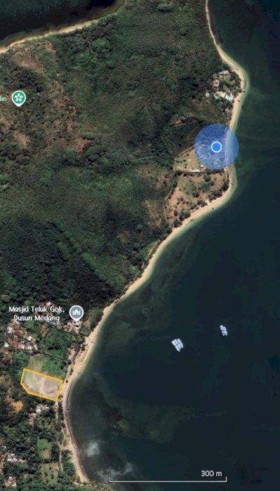 Dijual Tanah Kavling pinggir Pantai, Lombok