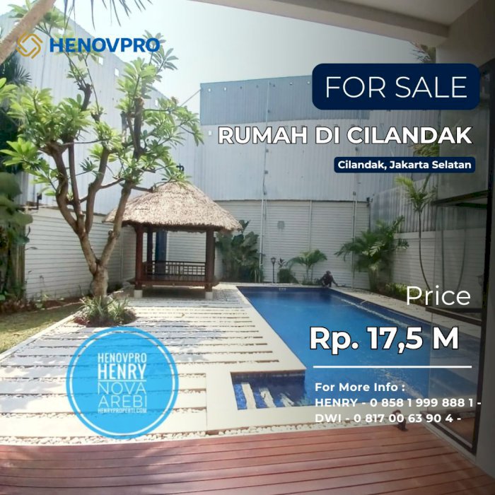 TURUN HARGA RUMAH SIAP HUNI di CILANDAK LOKASI TERBAIK DAN ELIT