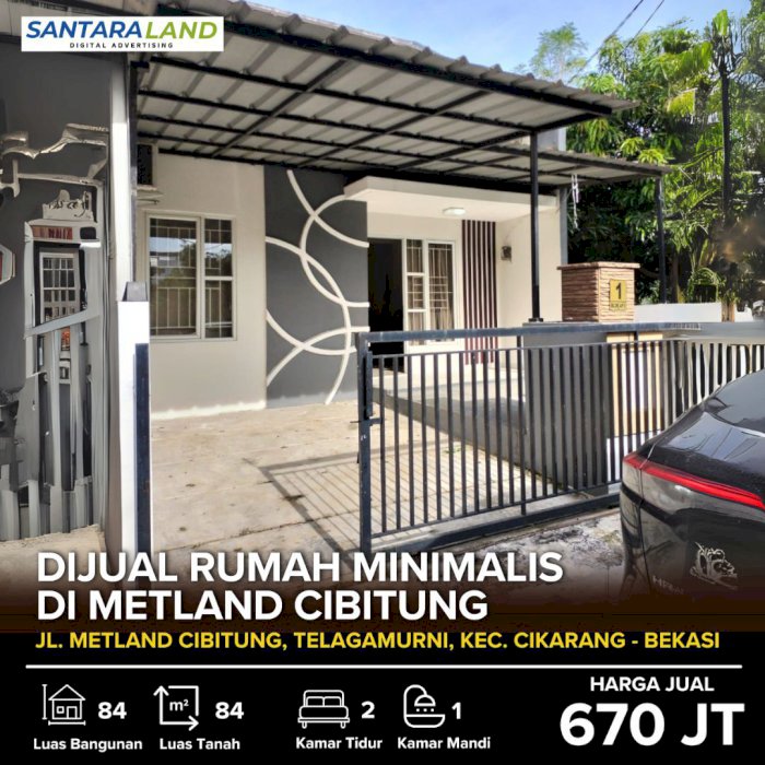 Rumah Minimalis di Metland Cibitung – Cluster Pesona Jepang