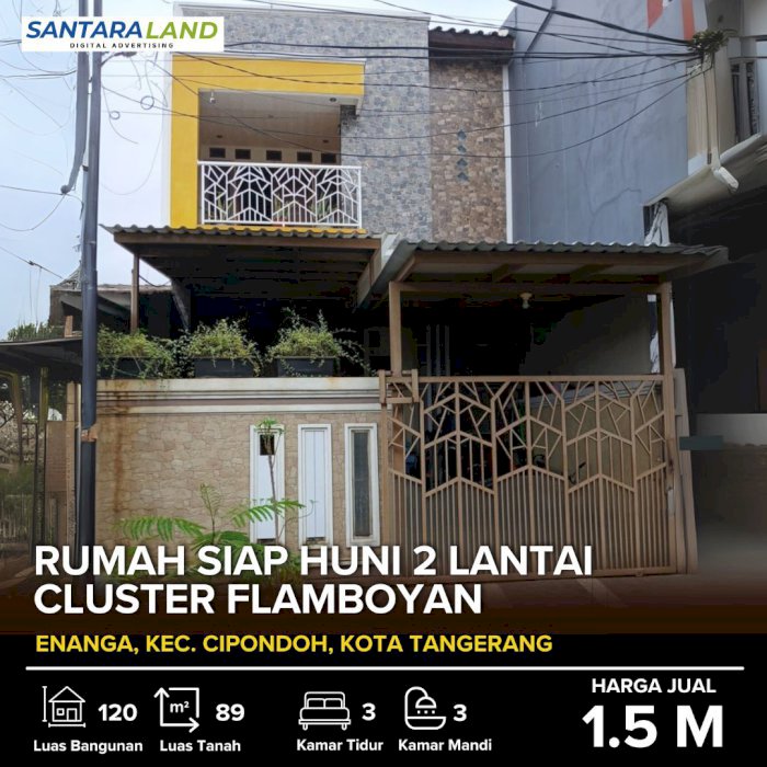 Rumah Siap Huni 2 Lantai di Cluster Flamboyan & Magnolia