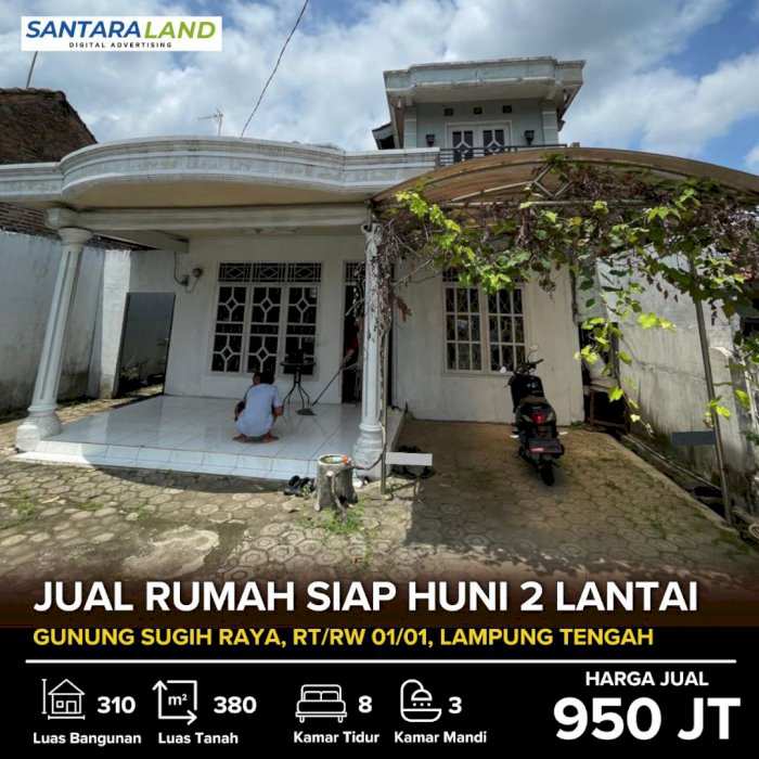Jual Rumah Siap Huni 2 Lantai