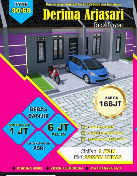 Perumahan Subsidi Lokasi Strategis  Arjasari Banjaran Bandung