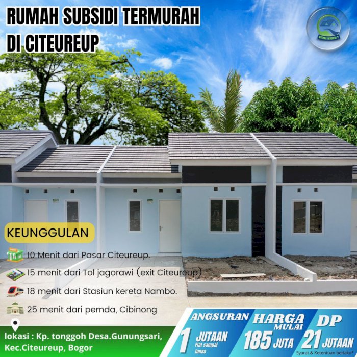 Rumah Subsidi Wisma Madani 2