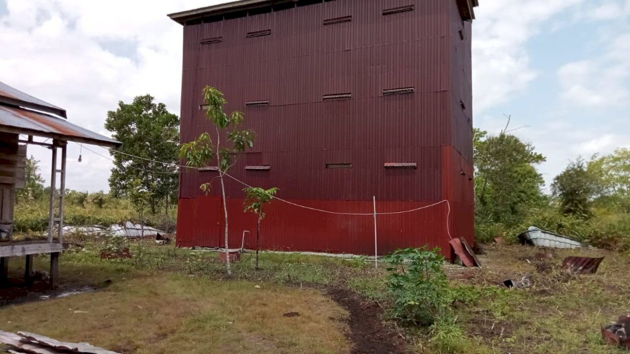 Dijual tanah dan bangunan sarang walet cocok usaha di  palangkaraya