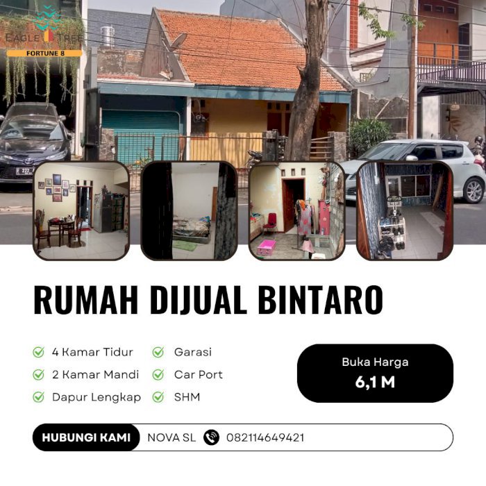 Dijual Rumah di Bintaro lokasi Strategis Cocok untuk usaha