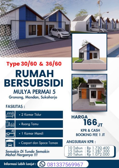 Jual Rumah Bersubsidi