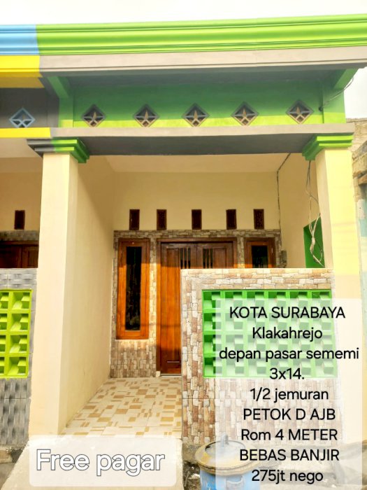 Rumah baru bangunan kokoh minimalis harga ekonomis