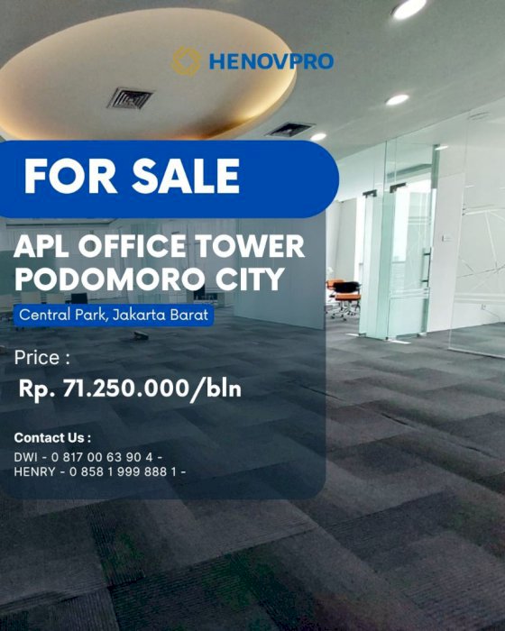 SEWA APL Office Tower For Rent Semi Furnish and Renov Mid Floor