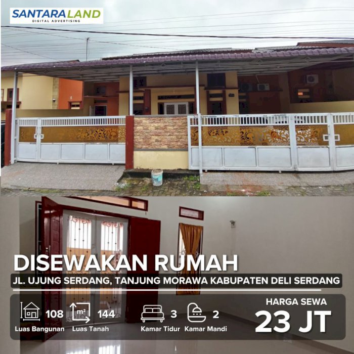 DISEWAKAN RUMAH – Komp. Cibunga 4, Ujung Serdang