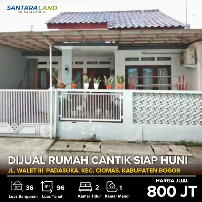 DIJUAL RUMAH CANTIK SIAP HUNI