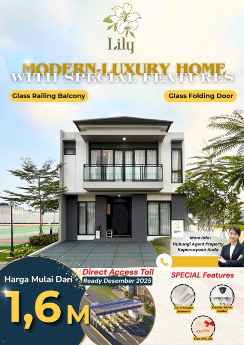 Dijual Rumah baru di Paramount Petals