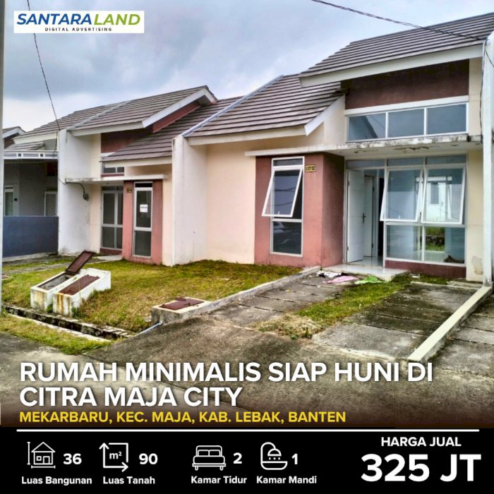 Rumah Minimalis Siap Huni di Citra Maja City – Harga Terjangkau!