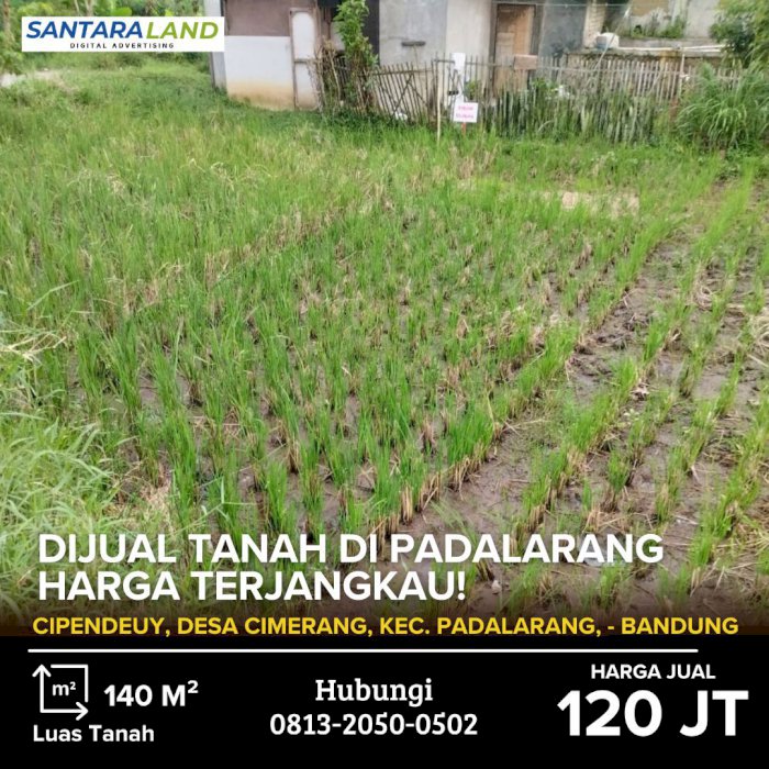 Dijual Tanah di Padalarang – Harga Terjangkau!