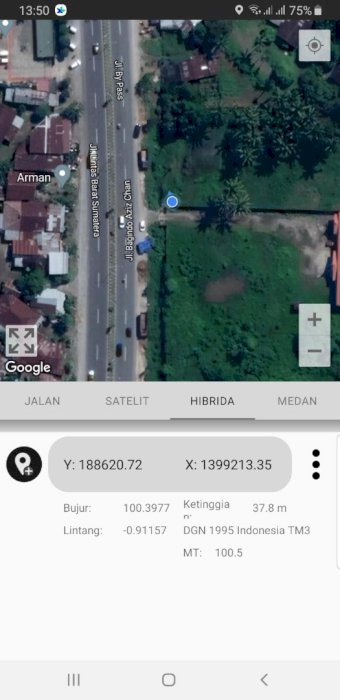 Dijual tanah prospektif di jalan raya by pass