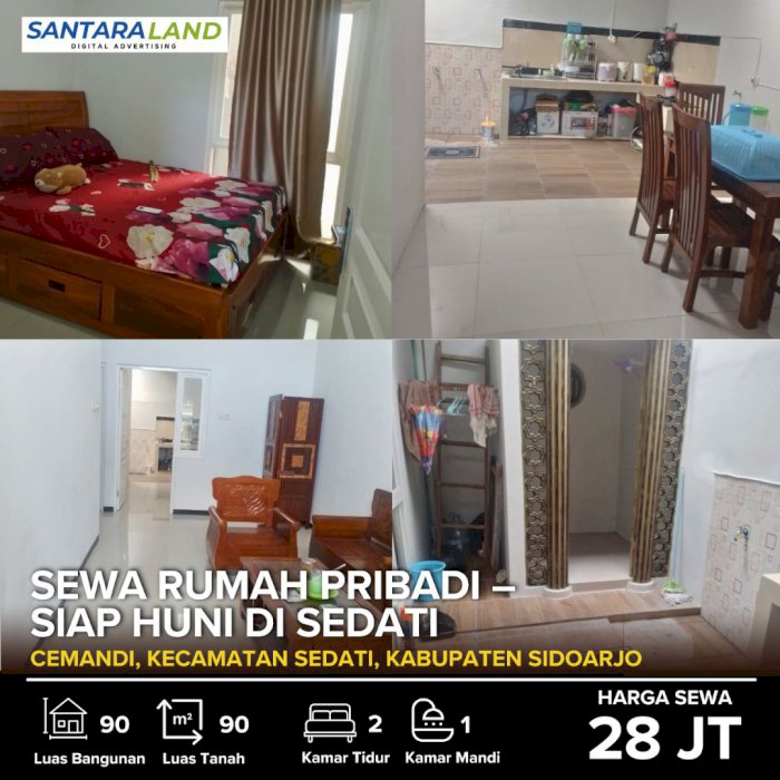 SEWA RUMAH PRIBADI – SIAP HUNI DI SEDATI