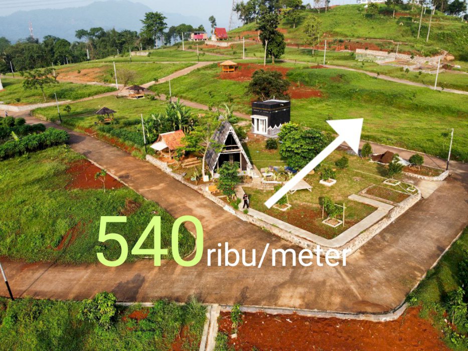 Jual tanah murah pinggir jalan view indah