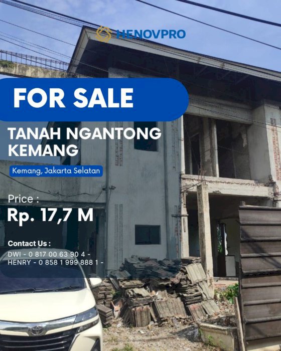 Dijual Cepat Tanah NGANTONG di Kemang, Jaksel HARGA NJOP