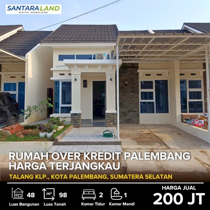 Rumah Over Kredit Palembang Harga Terjangkau
