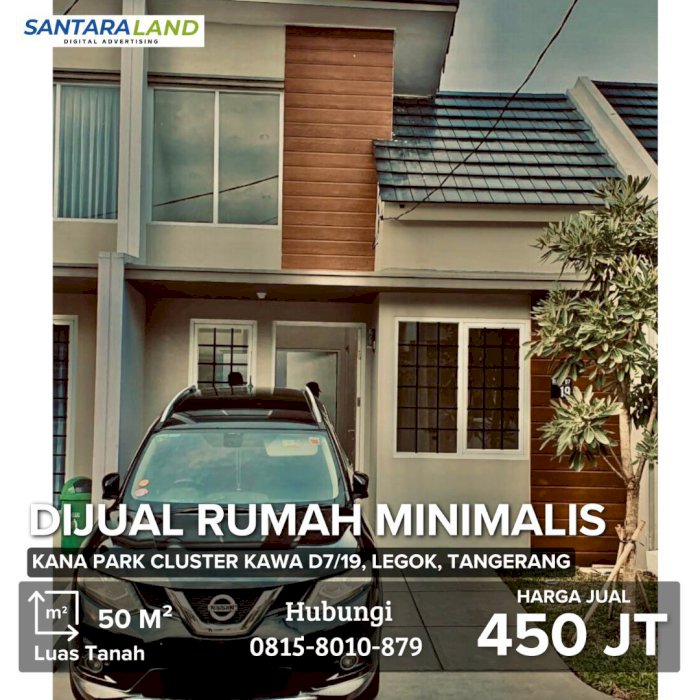 Dijual Rumah Minimalis di Kana Park