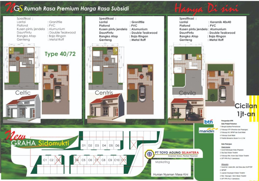 Perumahan New Graha Sidomukti