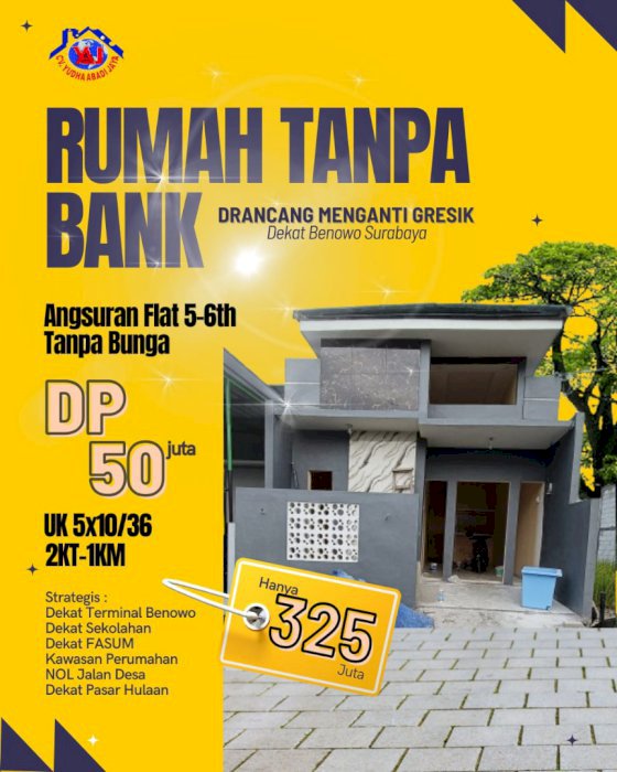 RUMAH TANPA BANK DAERAH GRESIK