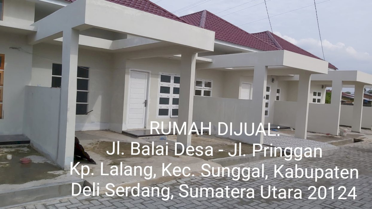 Jual Rumah Baru Minimalis Modern Di Helvetia Sunggal Deli Serdang