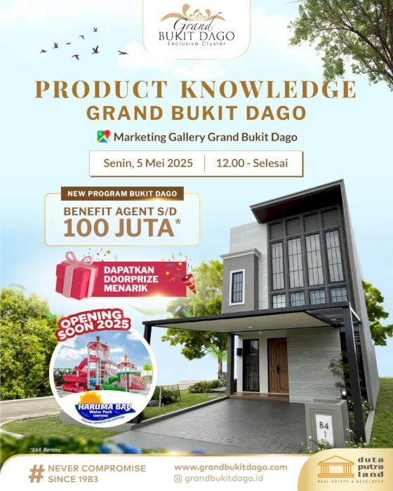 Grand bukit Dago kawasan cuan