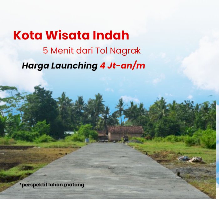 Kavling Eksklusif Kota Wisata Indah, Akses Mudah ke Tol Nagrak