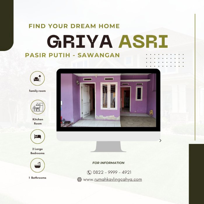 Jual Rumah Second Lokasi Strategis Sawangan Depok